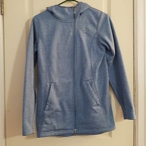North Face longer length hooded jacket